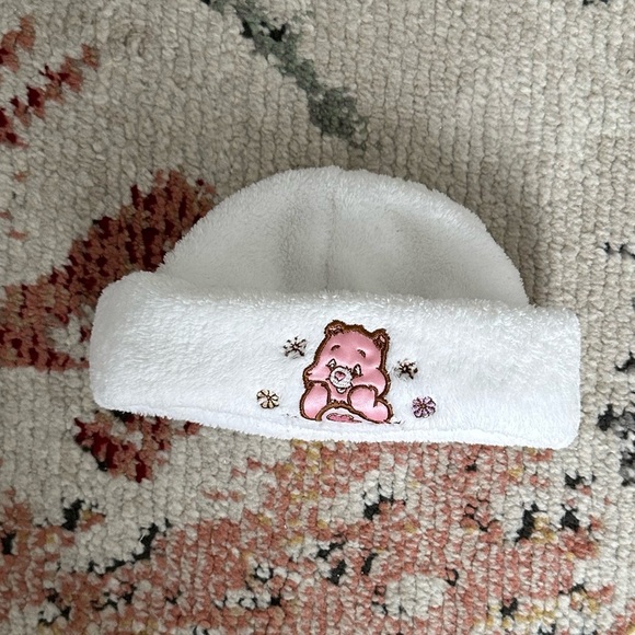 Y2K Care Bears Baby Infant Winter Beanie Hat Cap Like New Condition - Picture 3 of 16